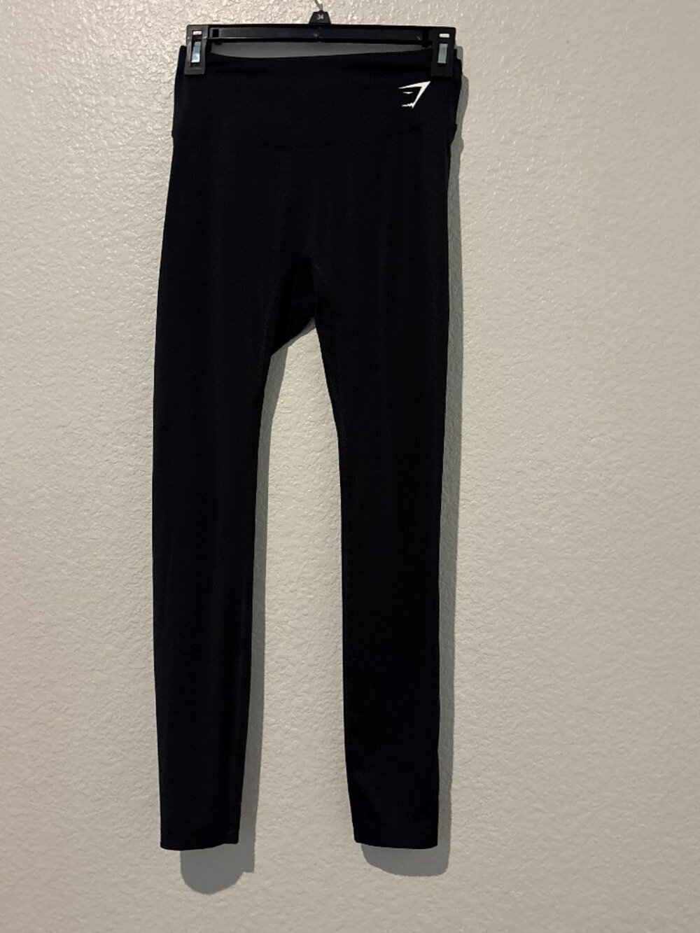 Gymshark womens size medium training leggings black athletic